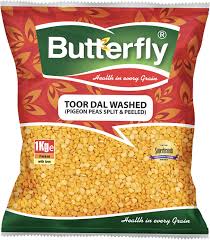 Butterfly Toor Dal Washed 1 Kg